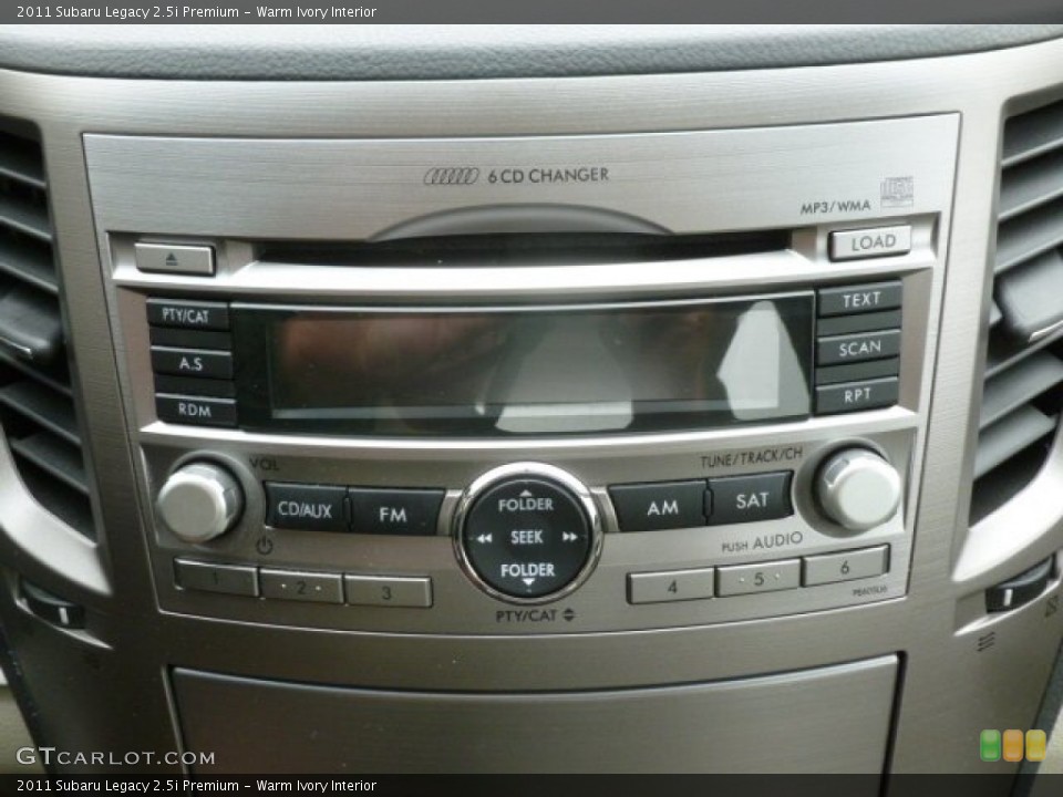 Warm Ivory Interior Audio System for the 2011 Subaru Legacy 2.5i Premium #71495832