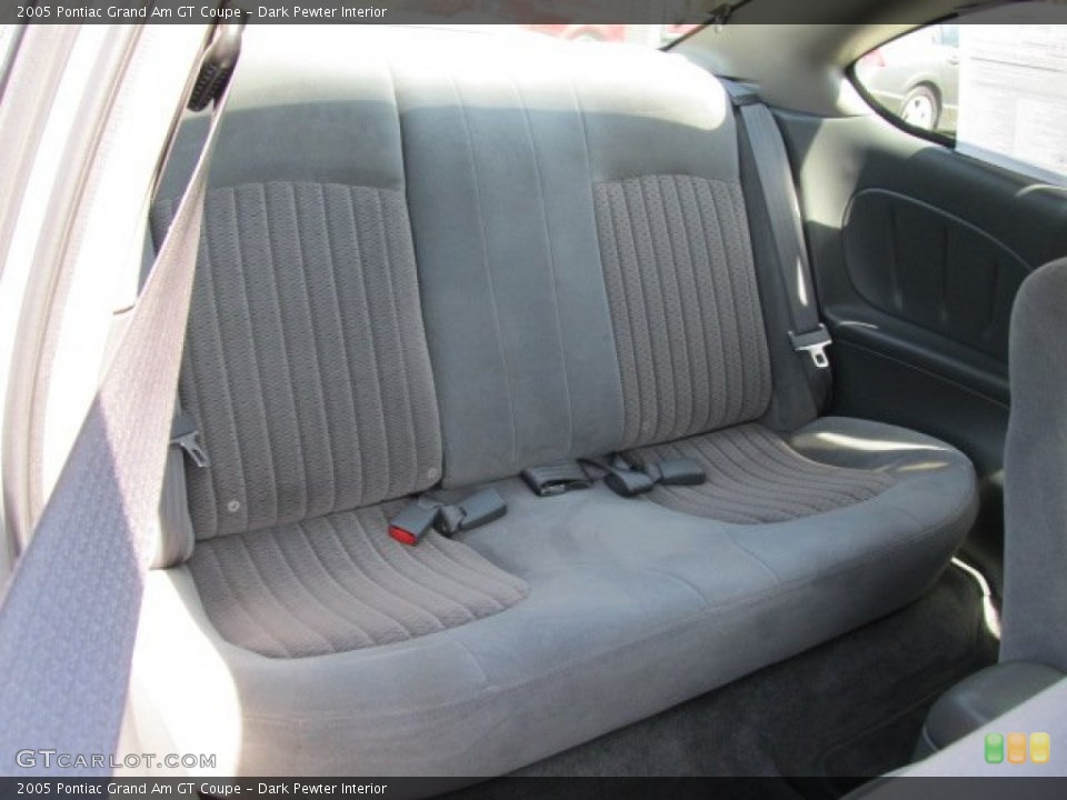 Dark Pewter Interior Rear Seat for the 2005 Pontiac Grand Am GT Coupe #71495932
