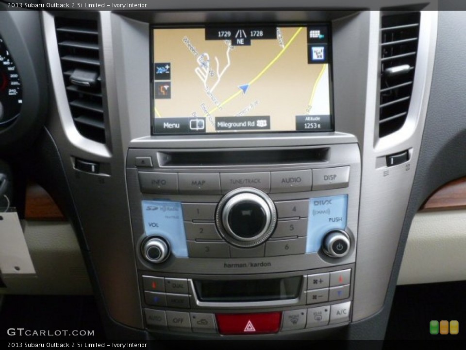 Ivory Interior Navigation for the 2013 Subaru Outback 2.5i Limited #71496289