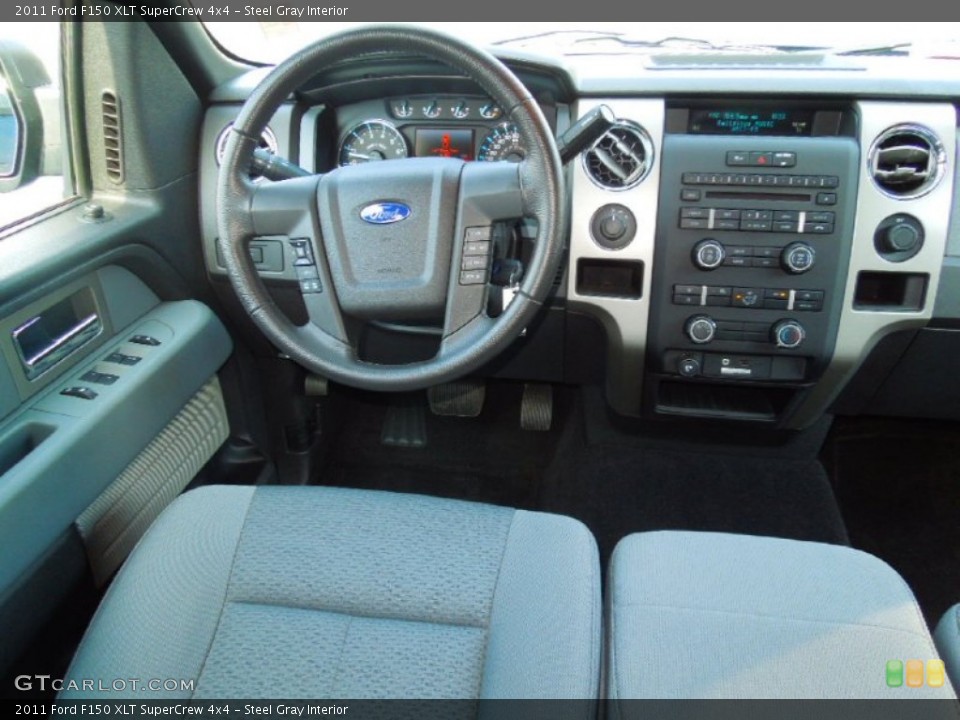 Steel Gray Interior Dashboard for the 2011 Ford F150 XLT SuperCrew 4x4 #71496634