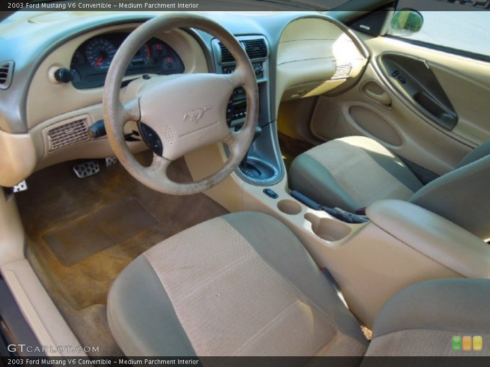 Medium Parchment 2003 Ford Mustang Interiors