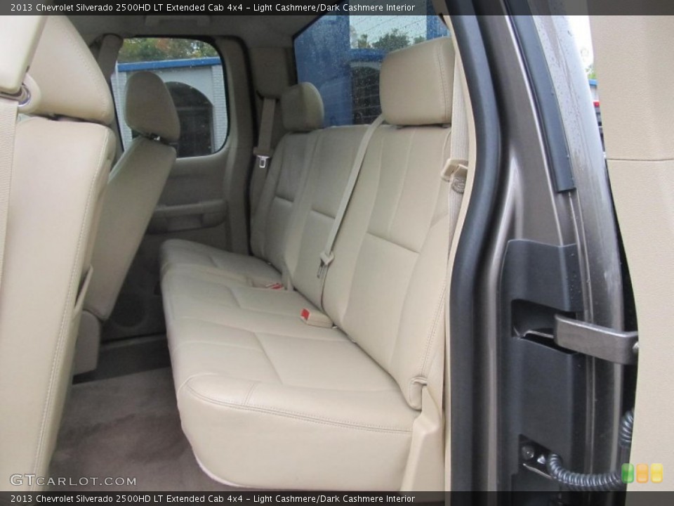 Light Cashmere/Dark Cashmere Interior Rear Seat for the 2013 Chevrolet Silverado 2500HD LT Extended Cab 4x4 #71497135