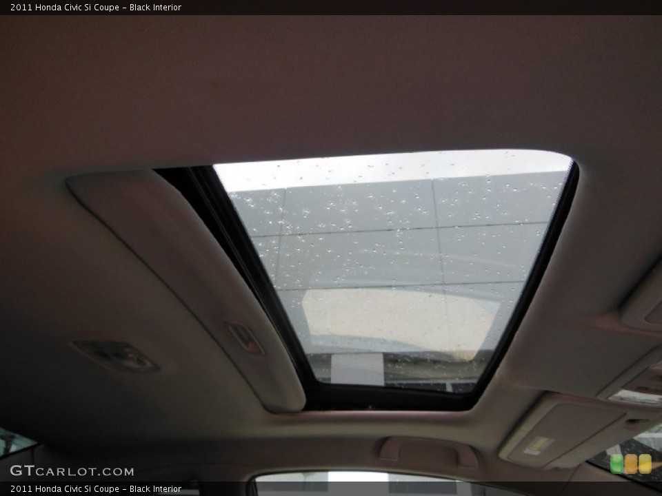 Black Interior Sunroof for the 2011 Honda Civic Si Coupe #71498617