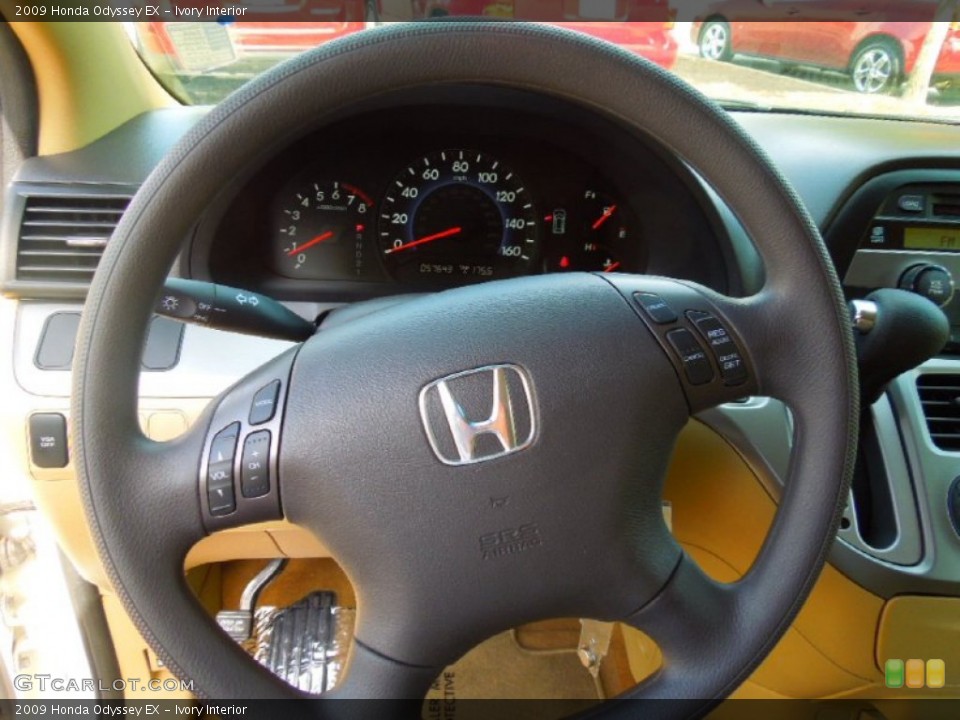 Ivory Interior Steering Wheel for the 2009 Honda Odyssey EX #71500861