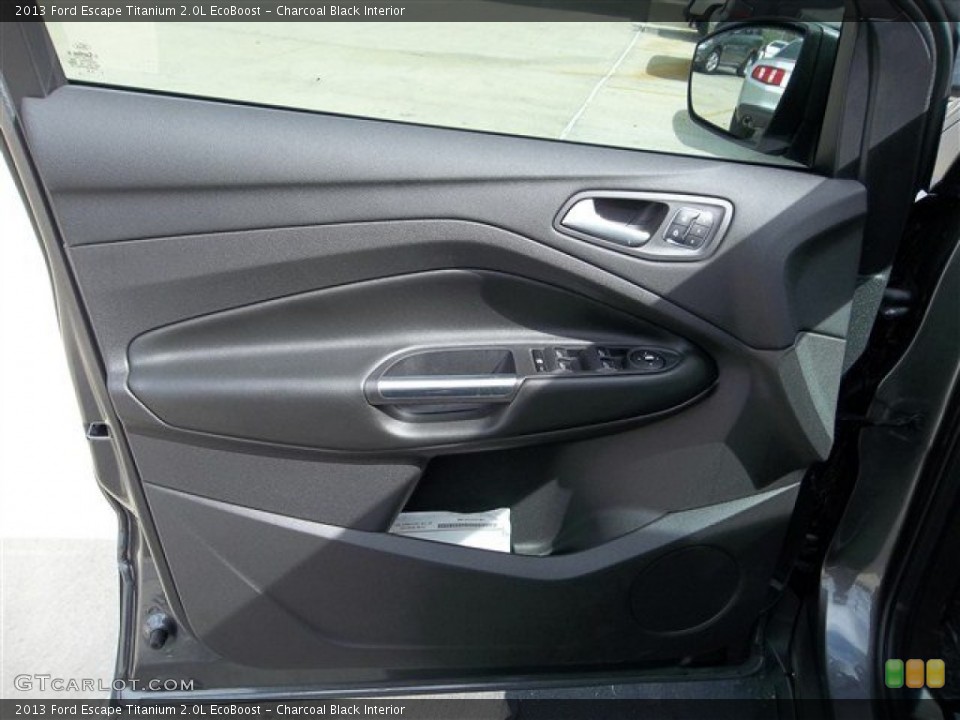 Charcoal Black Interior Door Panel for the 2013 Ford Escape Titanium 2.0L EcoBoost #71502508