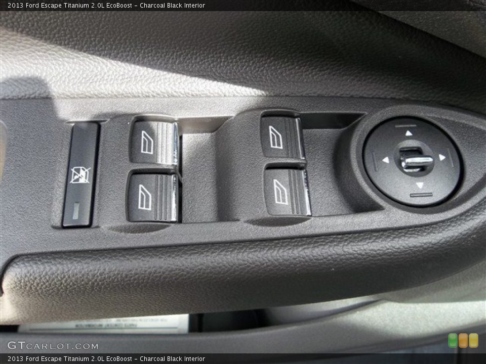 Charcoal Black Interior Controls for the 2013 Ford Escape Titanium 2.0L EcoBoost #71502520