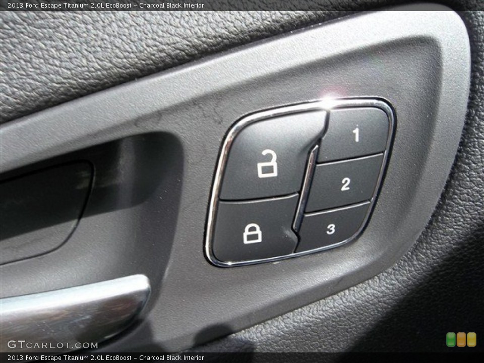 Charcoal Black Interior Controls for the 2013 Ford Escape Titanium 2.0L EcoBoost #71502529