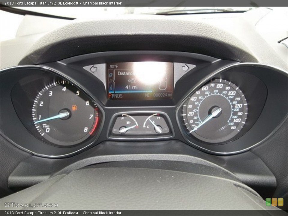 Charcoal Black Interior Gauges for the 2013 Ford Escape Titanium 2.0L EcoBoost #71502628