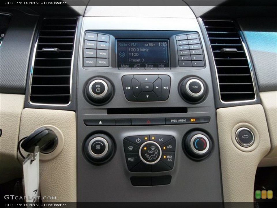Dune Interior Controls for the 2013 Ford Taurus SE #71503361