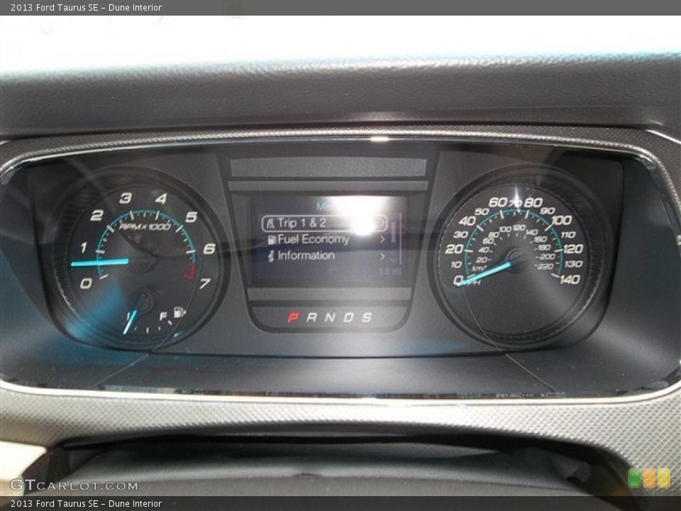 Dune Interior Gauges for the 2013 Ford Taurus SE #71503370