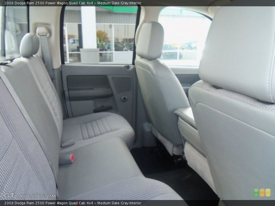 Medium Slate Gray Interior Rear Seat for the 2009 Dodge Ram 2500 Power Wagon Quad Cab 4x4 #71509520