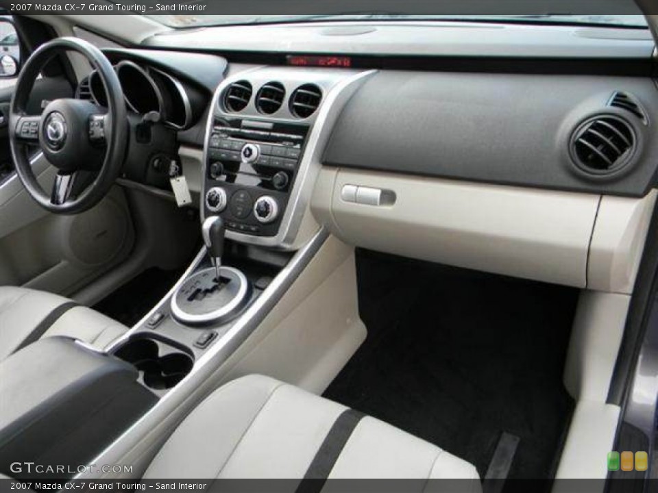Sand Interior Dashboard for the 2007 Mazda CX-7 Grand Touring #71509913