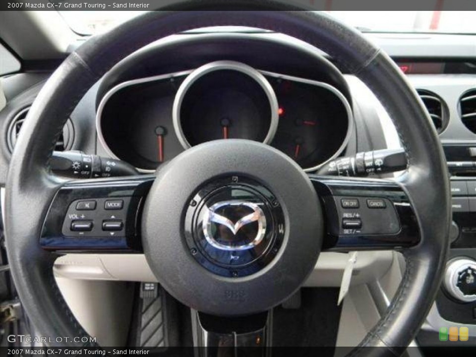 Sand Interior Steering Wheel for the 2007 Mazda CX-7 Grand Touring #71509934