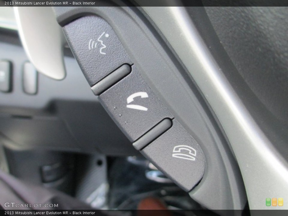 Black Interior Controls for the 2013 Mitsubishi Lancer Evolution MR #71510726