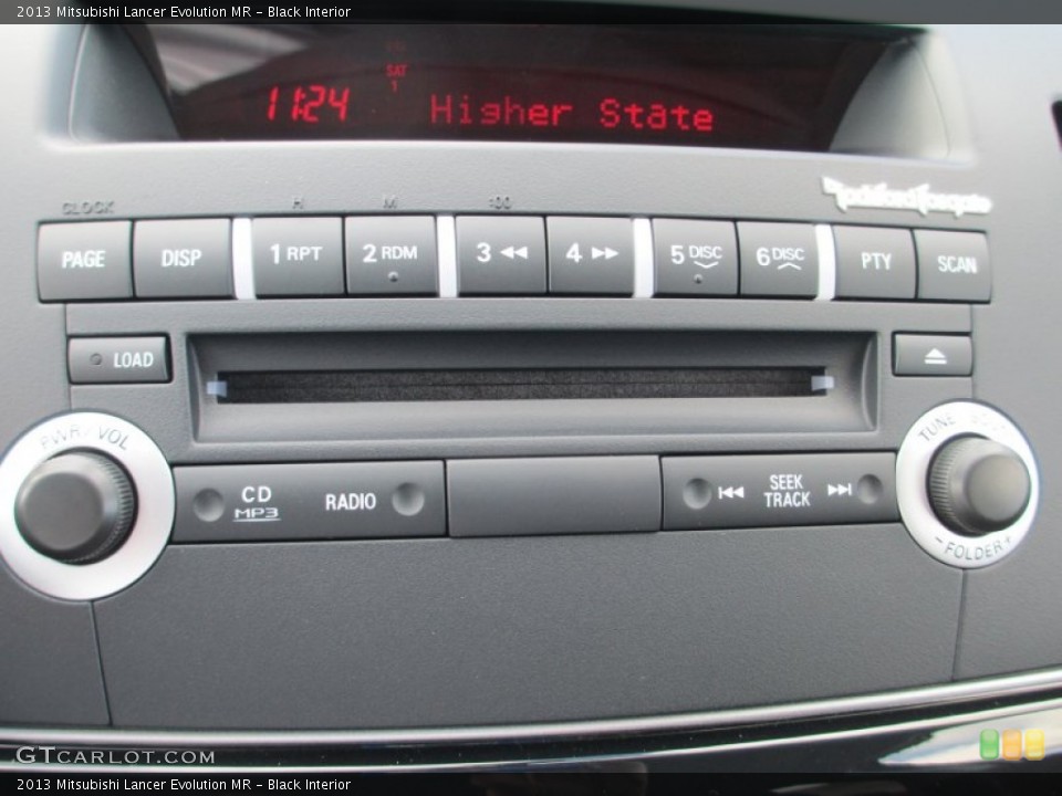 Black Interior Audio System for the 2013 Mitsubishi Lancer Evolution MR #71510765