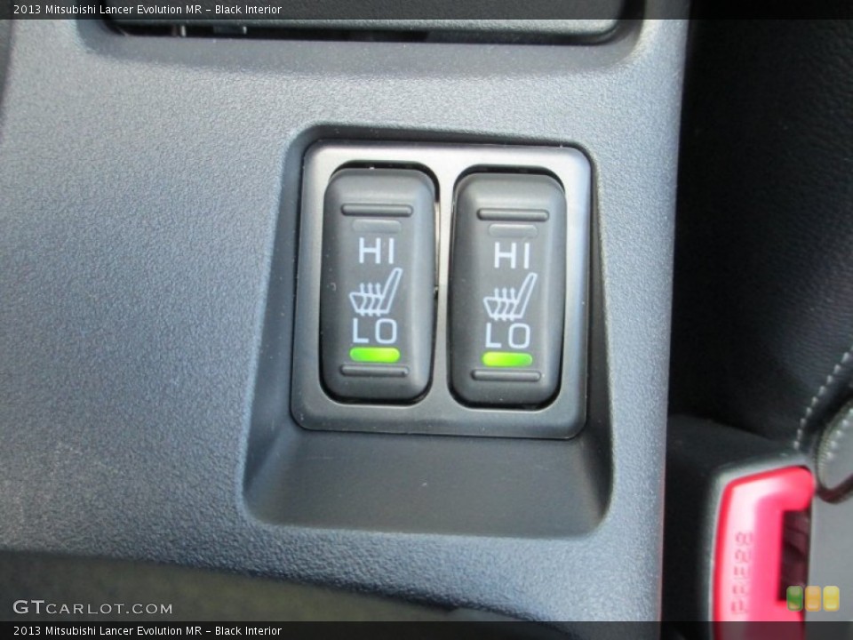 Black Interior Controls for the 2013 Mitsubishi Lancer Evolution MR #71510804