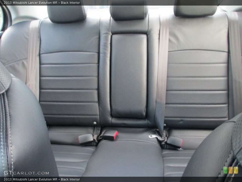 Black Interior Rear Seat for the 2013 Mitsubishi Lancer Evolution MR #71510819