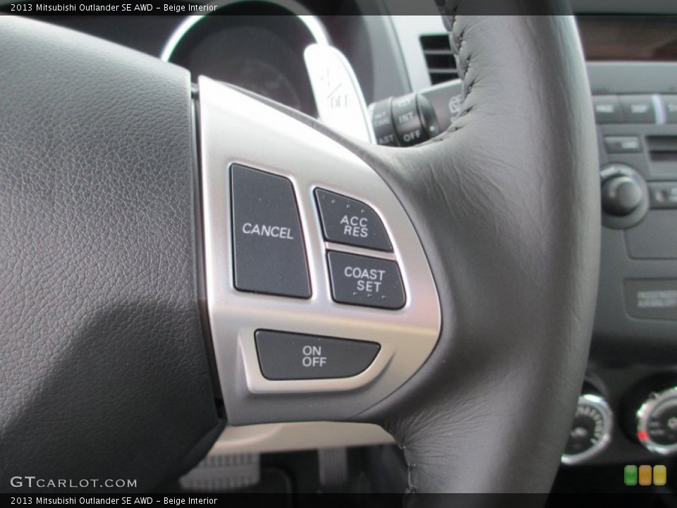 Beige Interior Controls for the 2013 Mitsubishi Outlander SE AWD #71511260