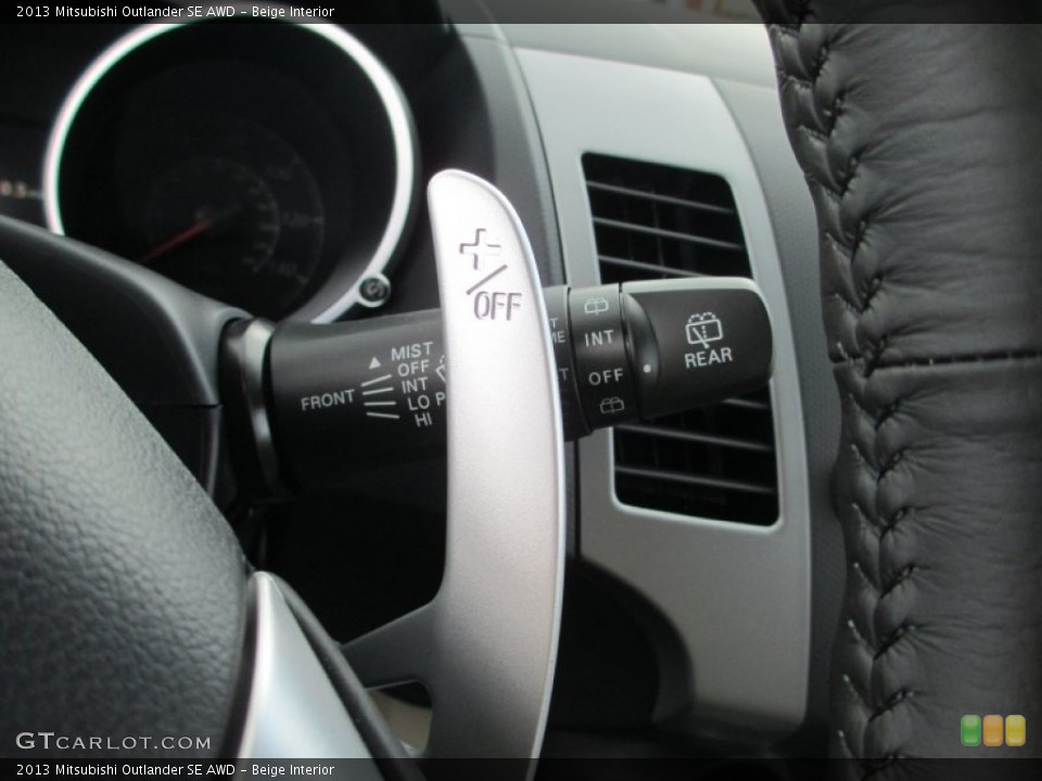 Beige Interior Transmission for the 2013 Mitsubishi Outlander SE AWD #71511269