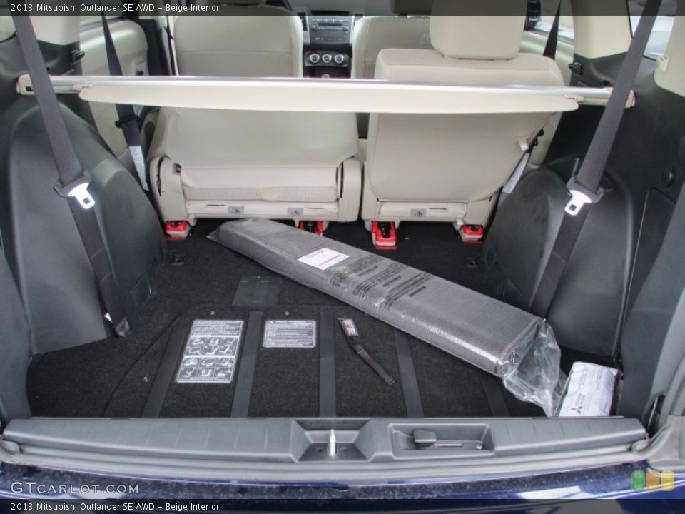Beige Interior Trunk for the 2013 Mitsubishi Outlander SE AWD #71511353