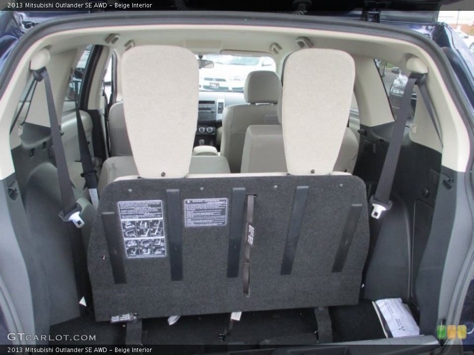 Beige Interior Trunk for the 2013 Mitsubishi Outlander SE AWD #71511368