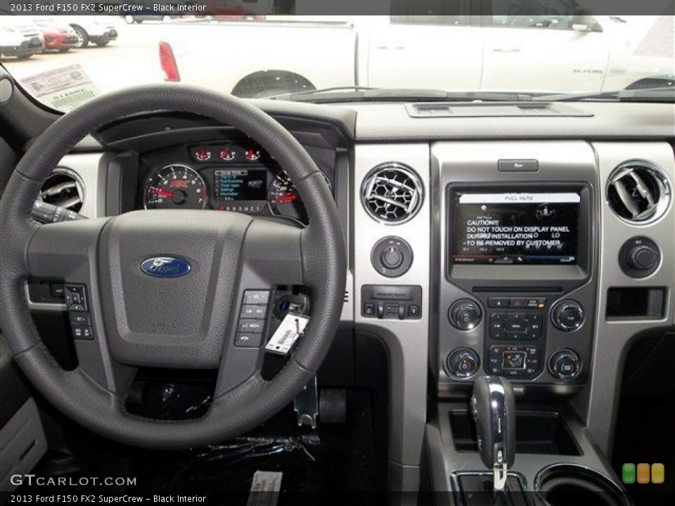 Black Interior Dashboard for the 2013 Ford F150 FX2 SuperCrew #71511989