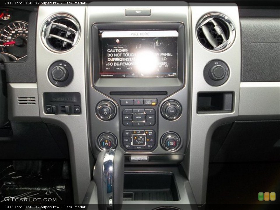 Black Interior Controls for the 2013 Ford F150 FX2 SuperCrew #71512007