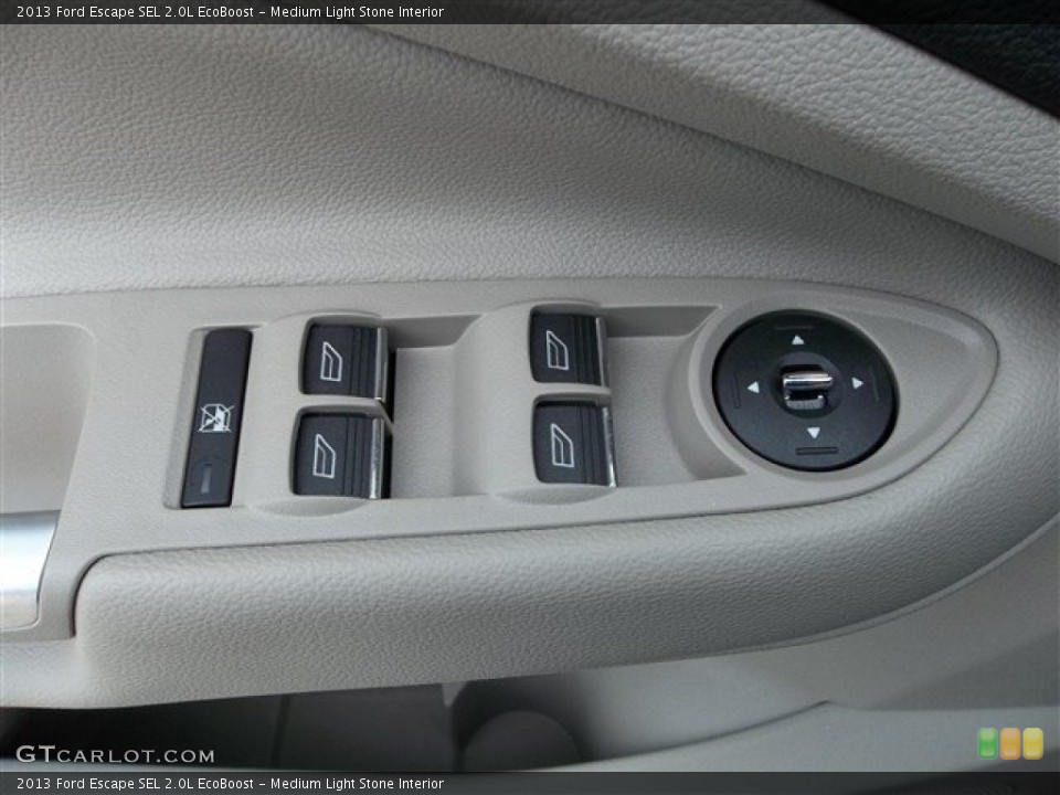 Medium Light Stone Interior Controls for the 2013 Ford Escape SEL 2.0L EcoBoost #71512574