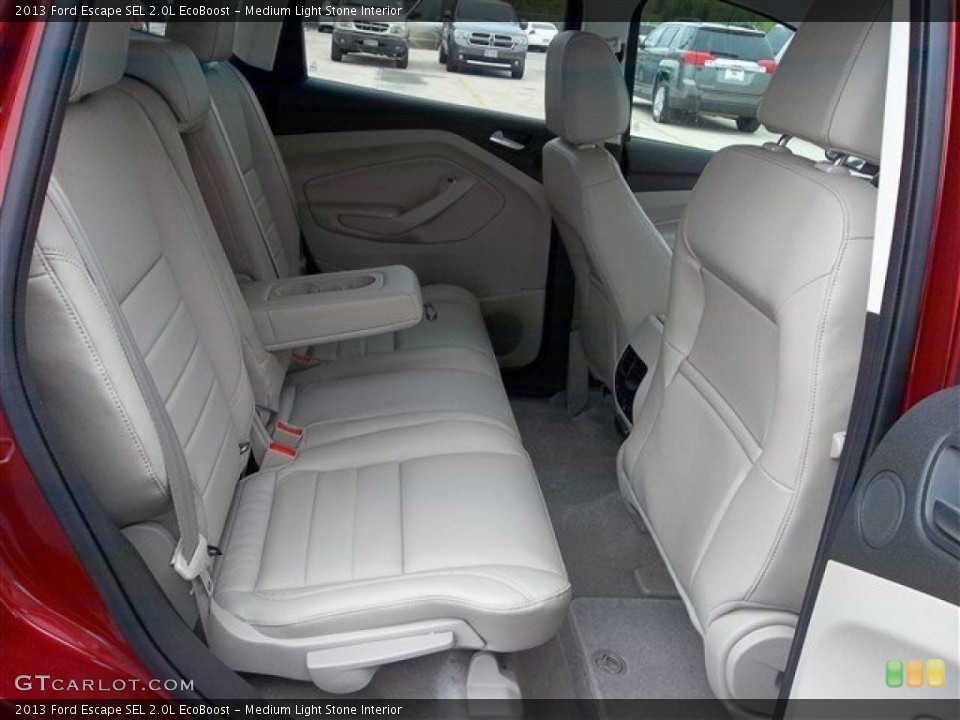 Medium Light Stone Interior Rear Seat for the 2013 Ford Escape SEL 2.0L EcoBoost #71512652