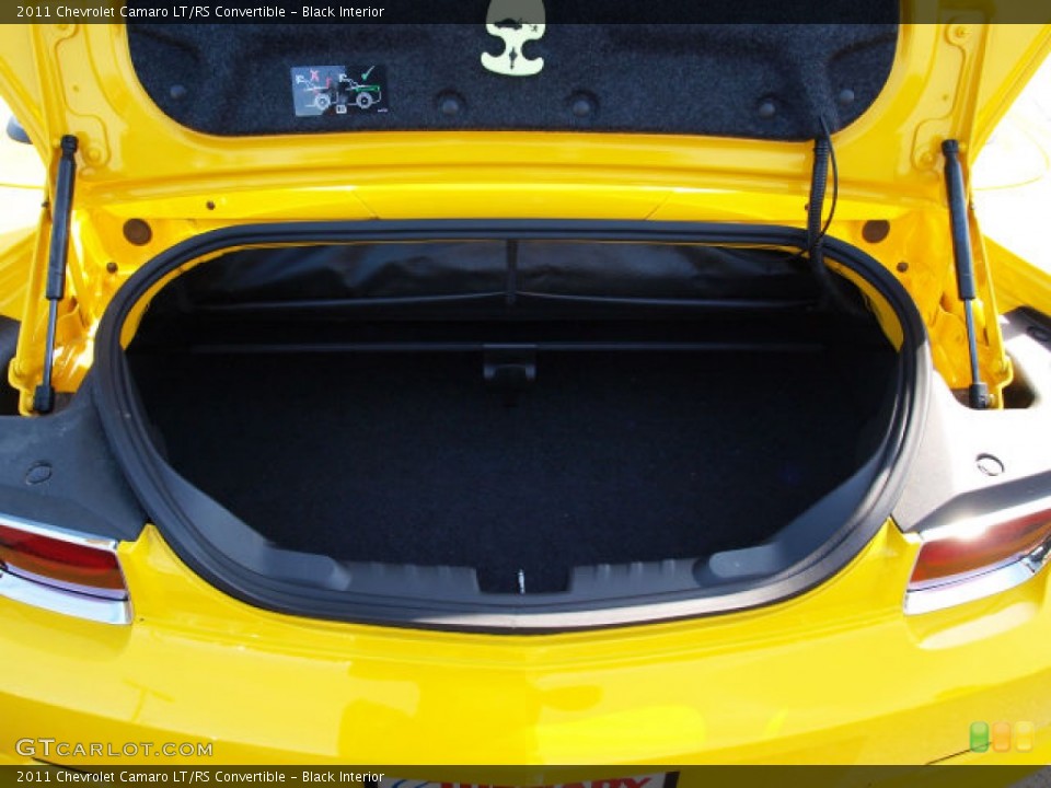 Black Interior Trunk for the 2011 Chevrolet Camaro LT/RS Convertible #71515172