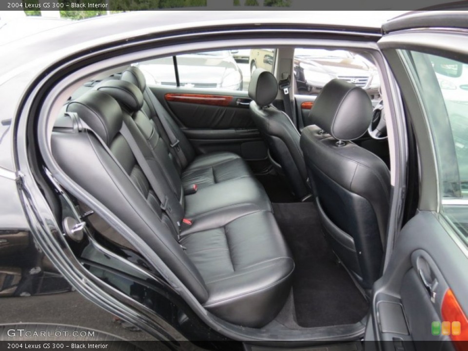 Black Interior Rear Seat for the 2004 Lexus GS 300 #71517167