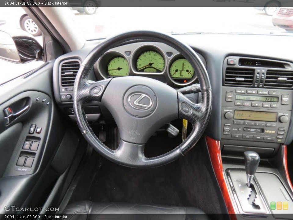 Black Interior Steering Wheel for the 2004 Lexus GS 300 #71517194