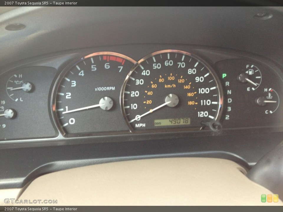 Taupe Interior Gauges for the 2007 Toyota Sequoia SR5 #71518233