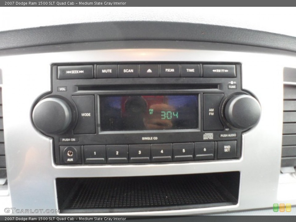 Medium Slate Gray Interior Audio System for the 2007 Dodge Ram 1500 SLT Quad Cab #71518655