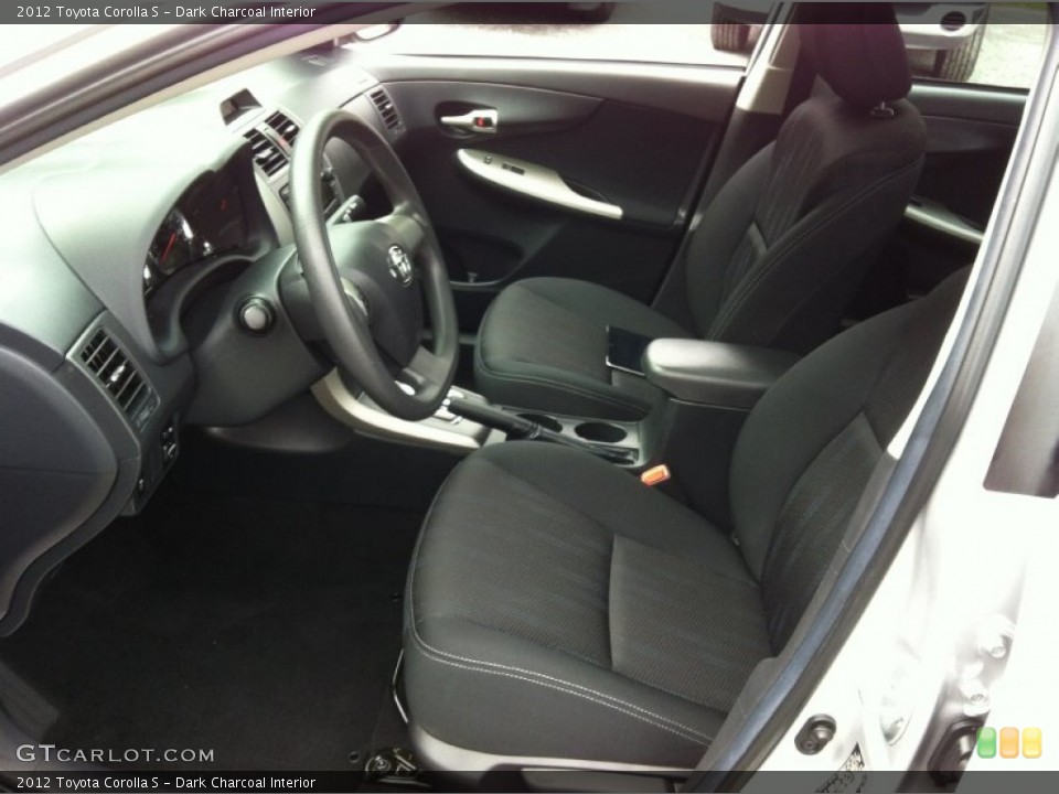 Dark Charcoal Interior Photo for the 2012 Toyota Corolla S #71519390