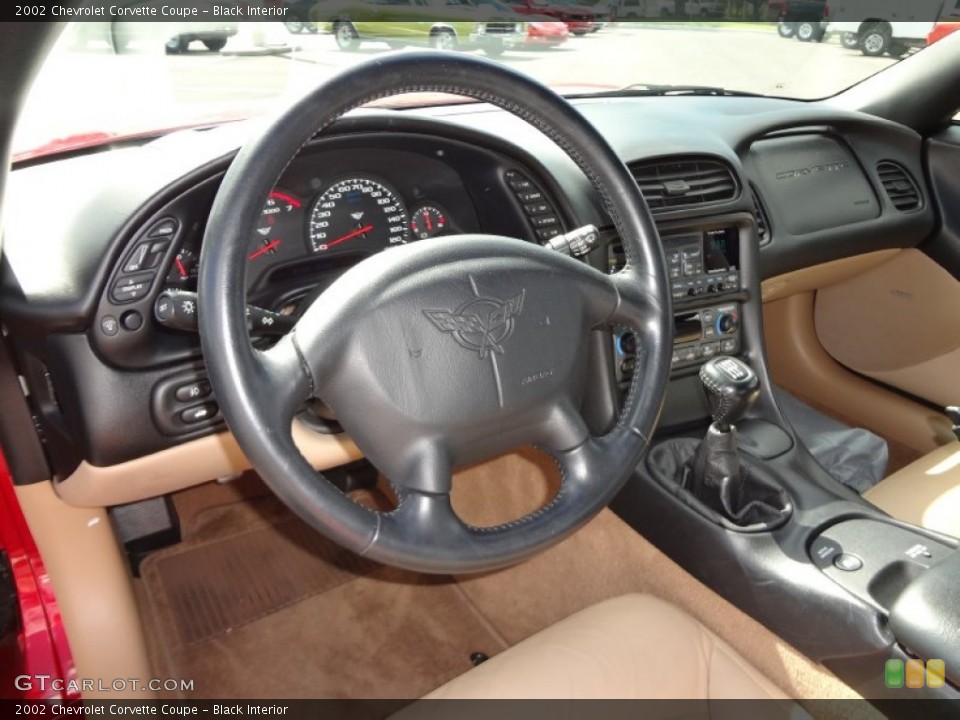 Black Interior Dashboard for the 2002 Chevrolet Corvette Coupe #71520080