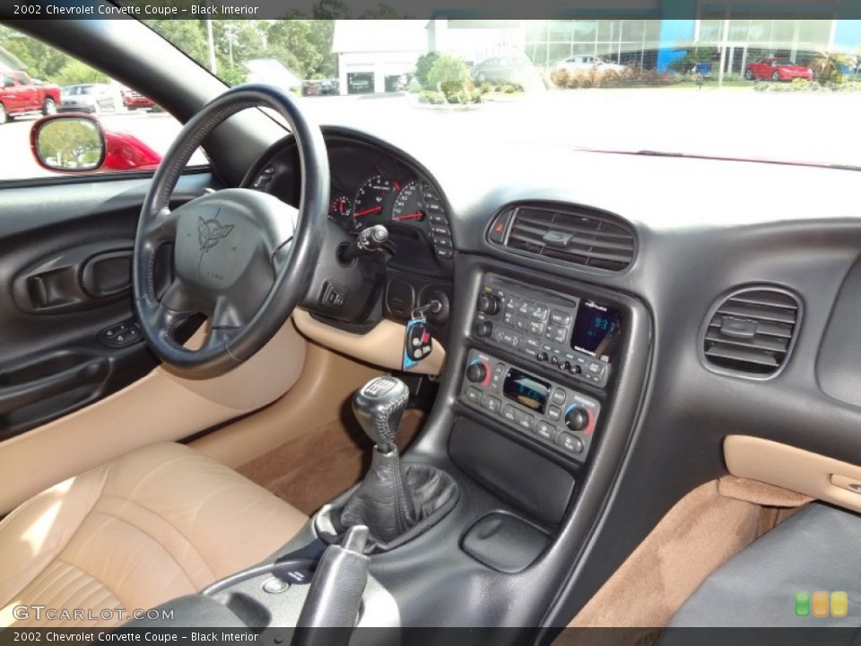 Black Interior Dashboard for the 2002 Chevrolet Corvette Coupe #71520125