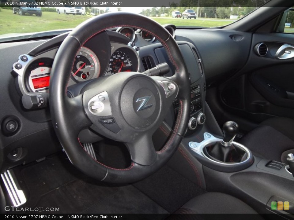 NISMO Black/Red Cloth Interior Dashboard for the 2010 Nissan 370Z NISMO Coupe #71520551