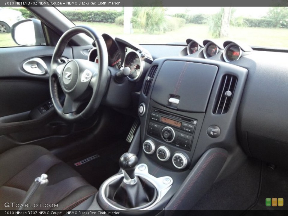 NISMO Black/Red Cloth Interior Dashboard for the 2010 Nissan 370Z NISMO Coupe #71520596