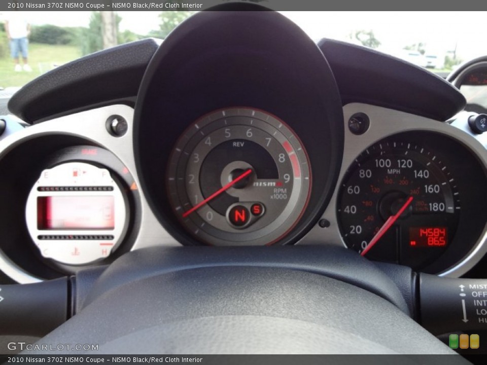 NISMO Black/Red Cloth Interior Gauges for the 2010 Nissan 370Z NISMO Coupe #71520674