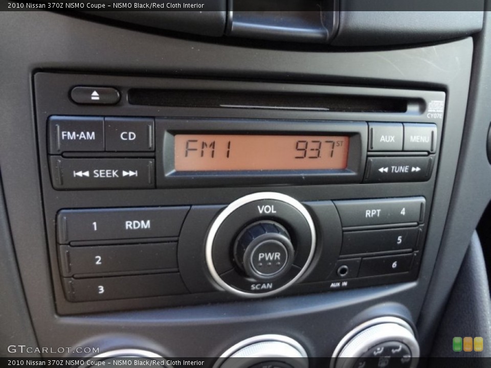 NISMO Black/Red Cloth Interior Audio System for the 2010 Nissan 370Z NISMO Coupe #71520692