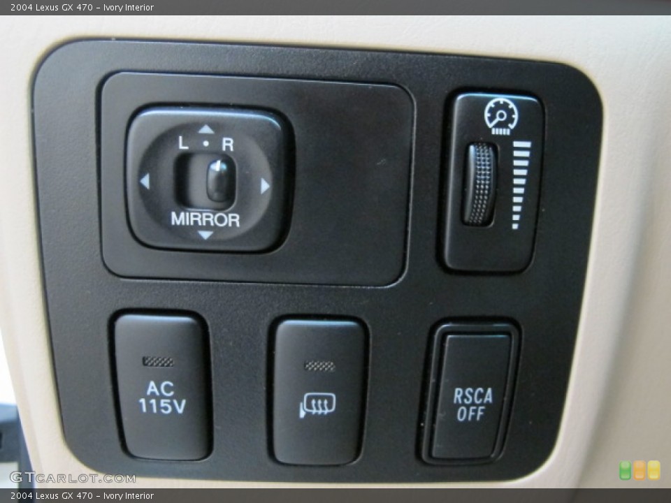 Ivory Interior Controls for the 2004 Lexus GX 470 #71520743