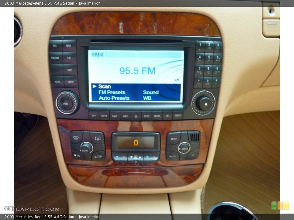 Java Interior Controls for the 2003 Mercedes-Benz S 55 AMG Sedan #71521129
