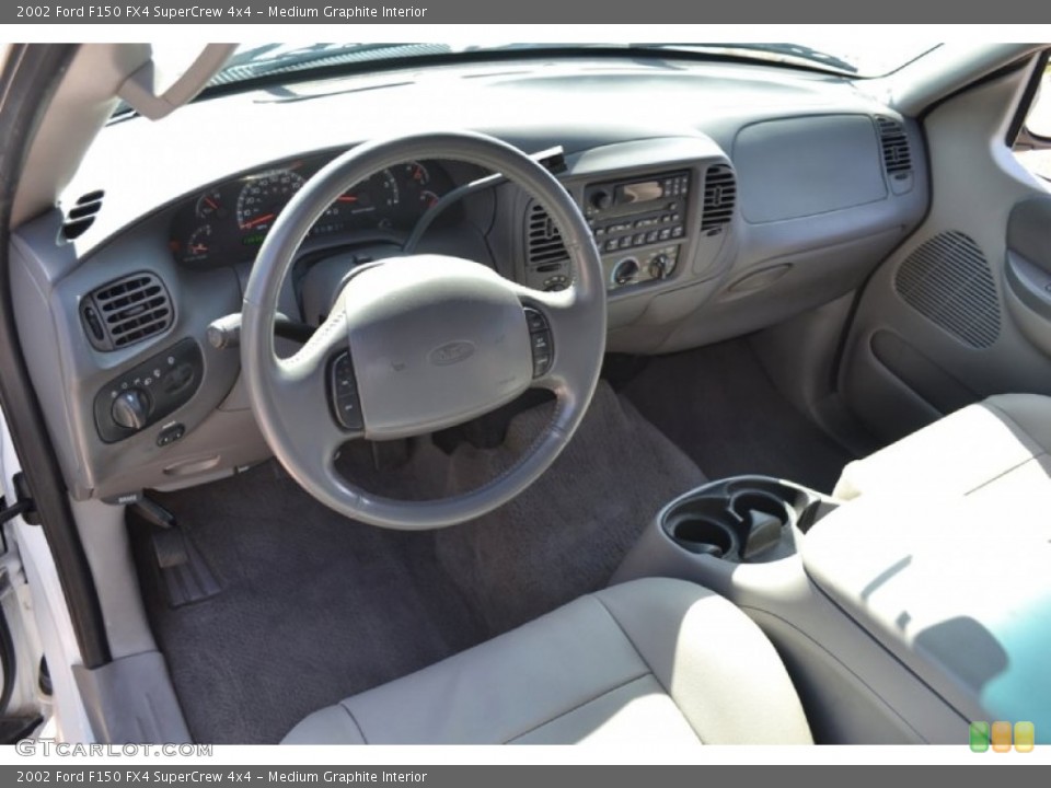Medium Graphite Interior Prime Interior for the 2002 Ford F150 FX4 SuperCrew 4x4 #71521664