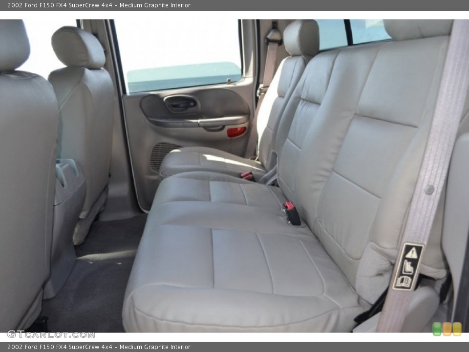 Medium Graphite Interior Rear Seat for the 2002 Ford F150 FX4 SuperCrew 4x4 #71521745