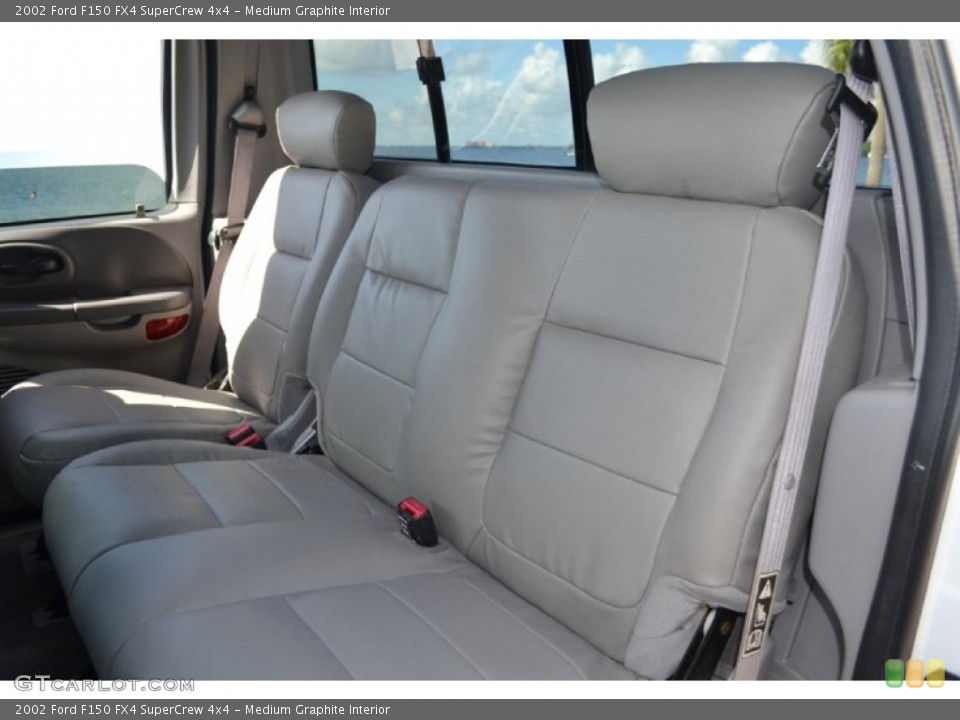 Medium Graphite Interior Rear Seat for the 2002 Ford F150 FX4 SuperCrew 4x4 #71521763