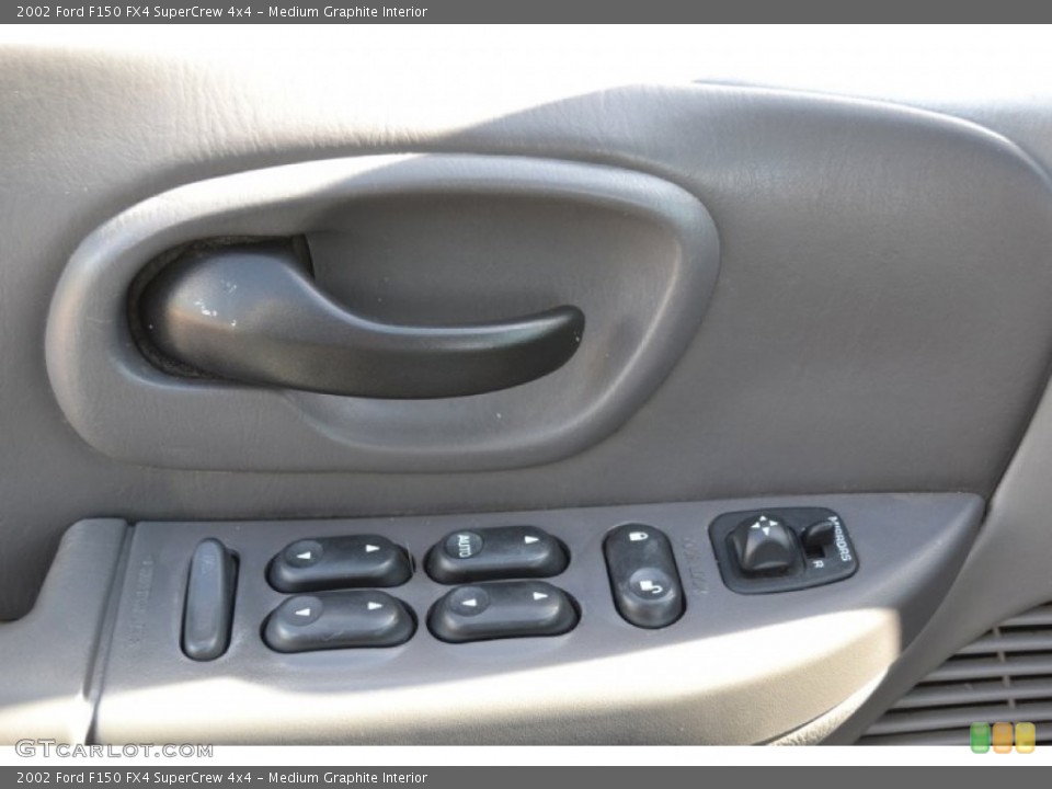 Medium Graphite Interior Controls for the 2002 Ford F150 FX4 SuperCrew 4x4 #71521877