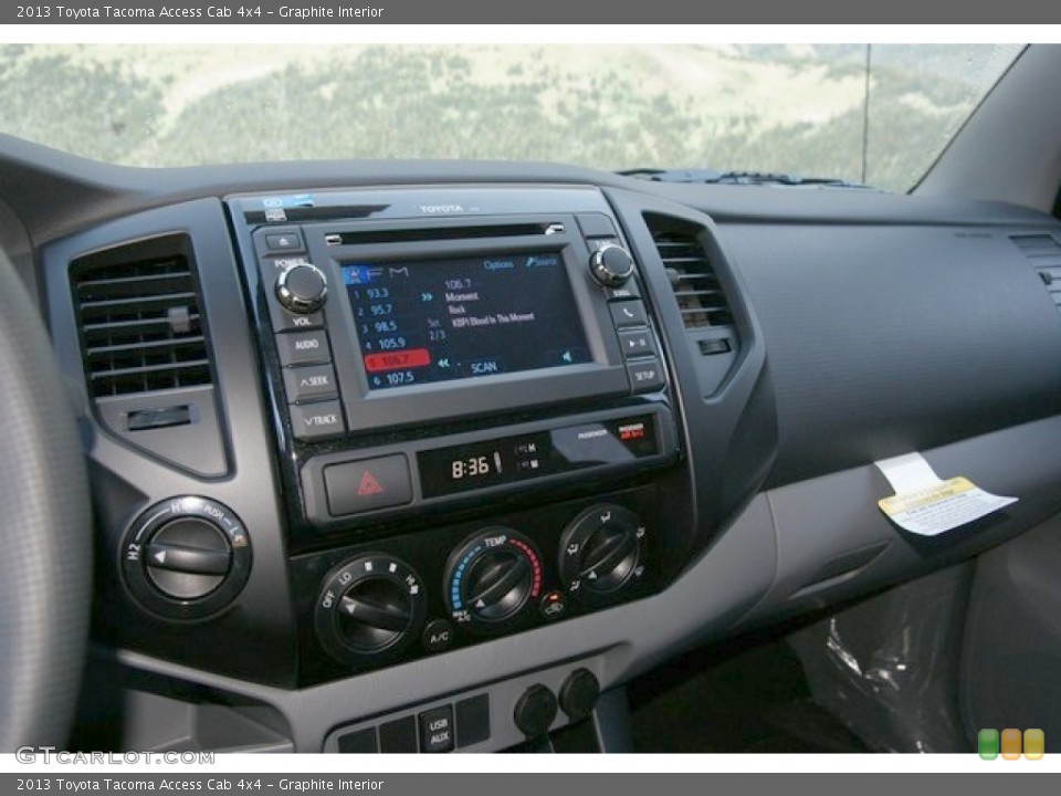 Graphite Interior Controls for the 2013 Toyota Tacoma Access Cab 4x4 #71523326
