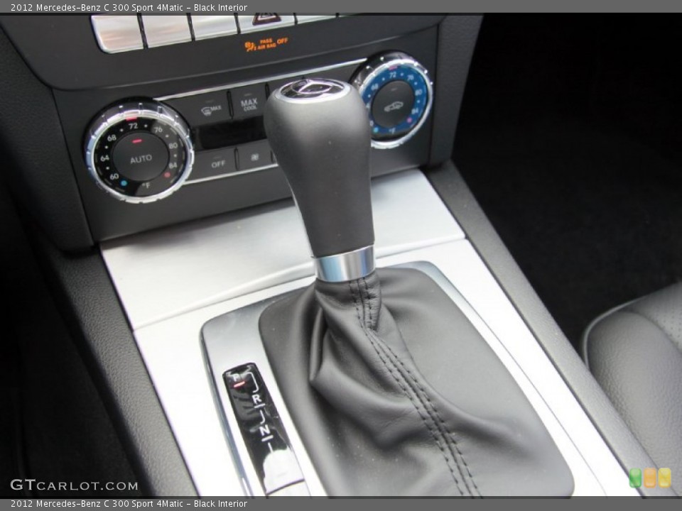 Black Interior Transmission for the 2012 Mercedes-Benz C 300 Sport 4Matic #71524127