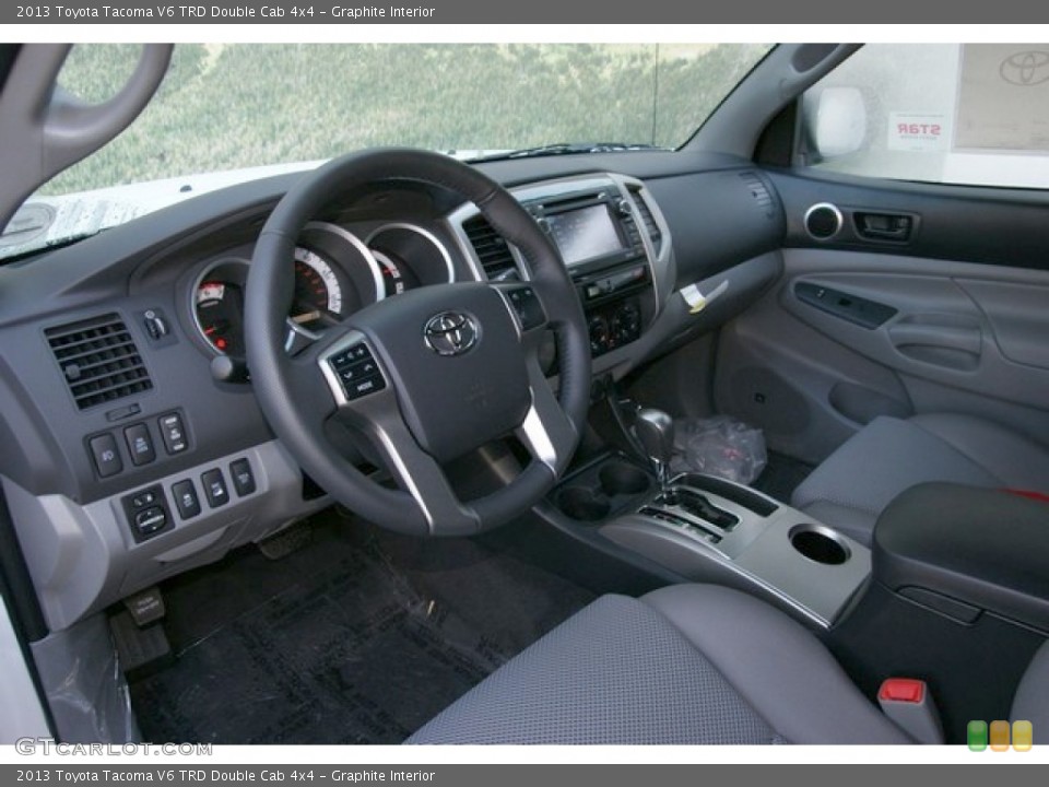 Graphite Interior Prime Interior for the 2013 Toyota Tacoma V6 TRD Double Cab 4x4 #71524169
